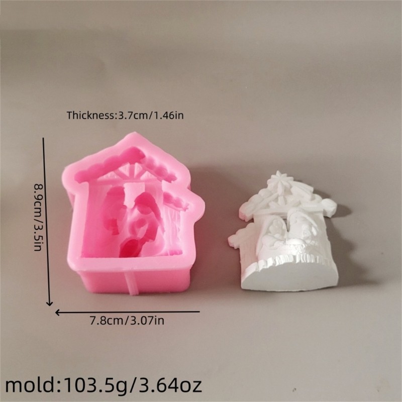 Create Realistics Christ House Pieces Using This Silicone Mold