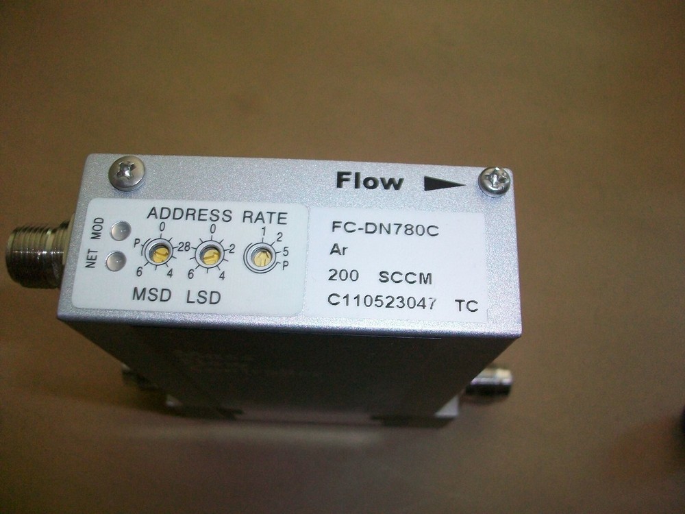 AERA MASS FLOW CONTROLLER FC-DN780C GAS: AR RANGE: 200 SCCM