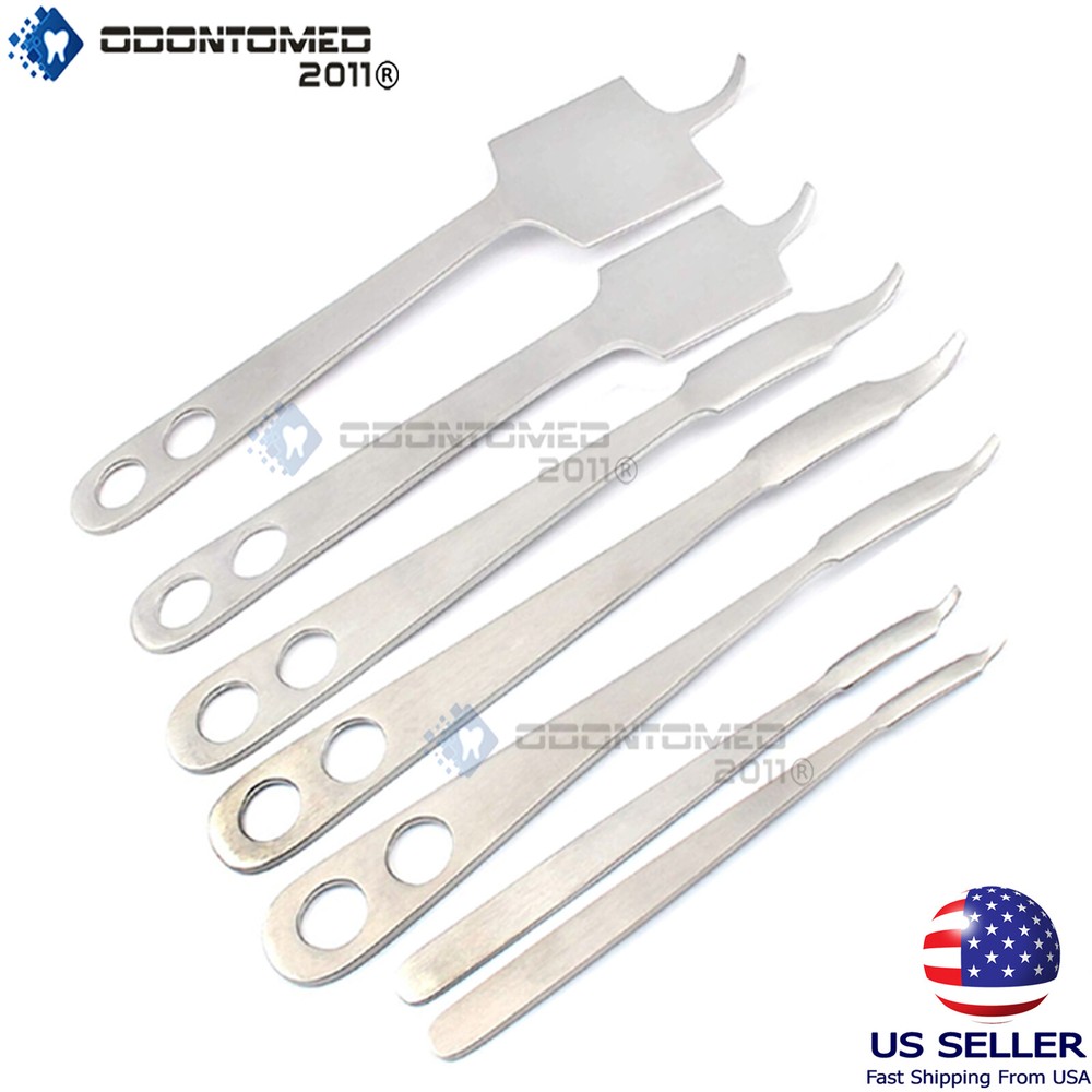 7 Hohmann Retractor Set Surgical Orthopedic Instruments