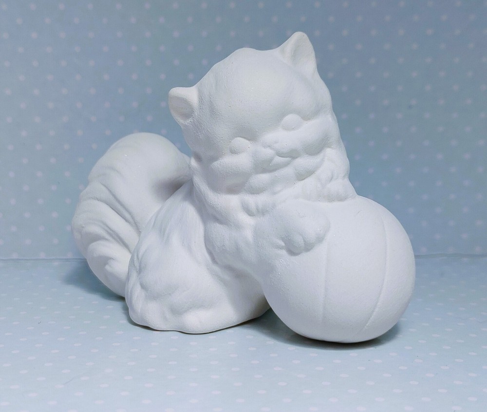 Cat ~ Ceramic Bisque Ready to Paint