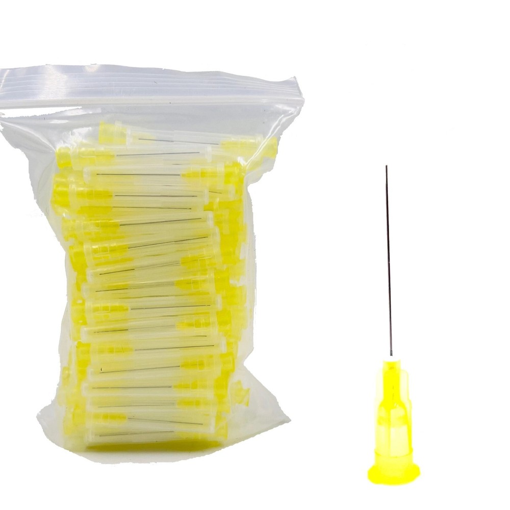 Dental Irrigation Needle Sterile Endodontic Irrigation Needle Tips Notched Tip