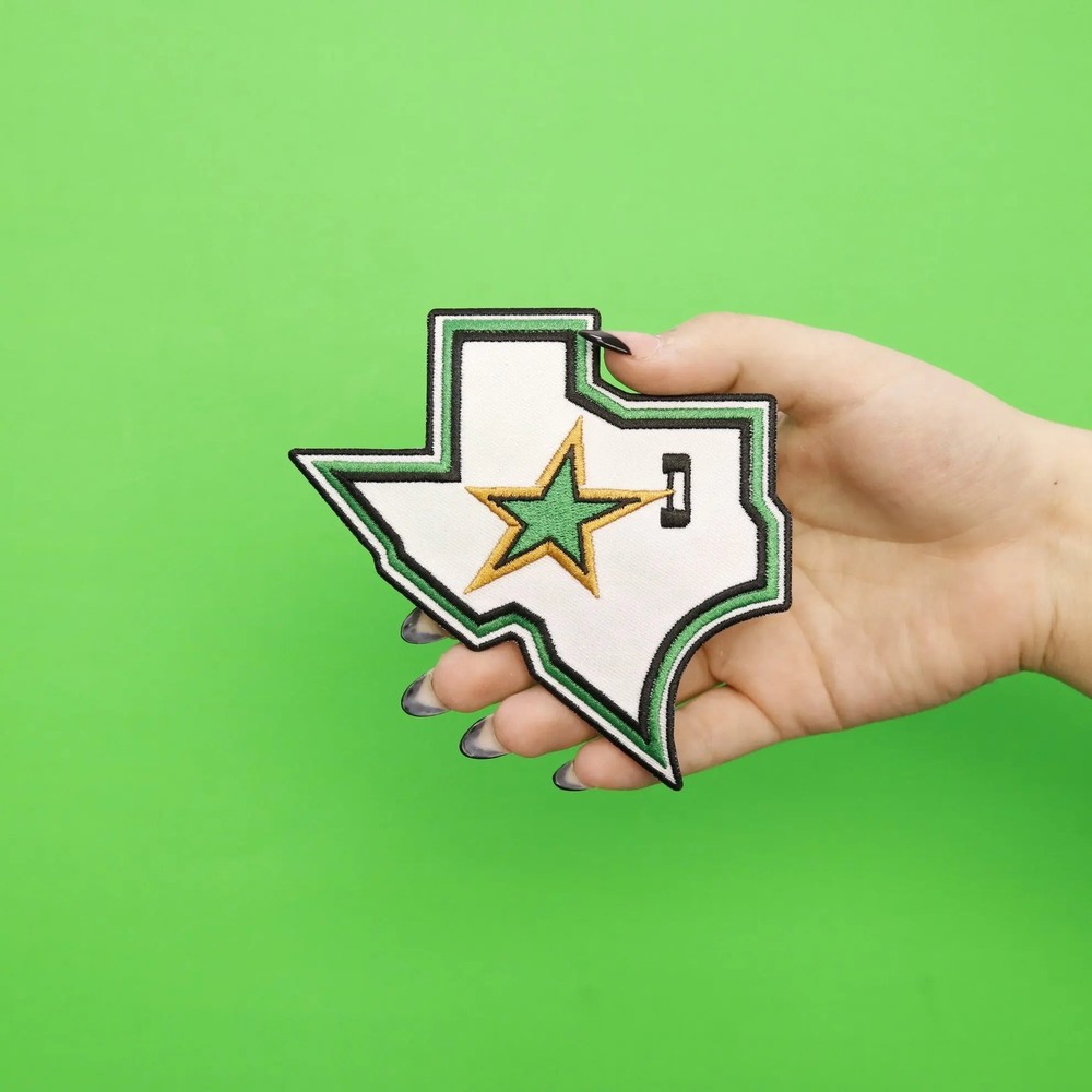 Dallas Texas Lone Star State Embroidered Iron On Patch