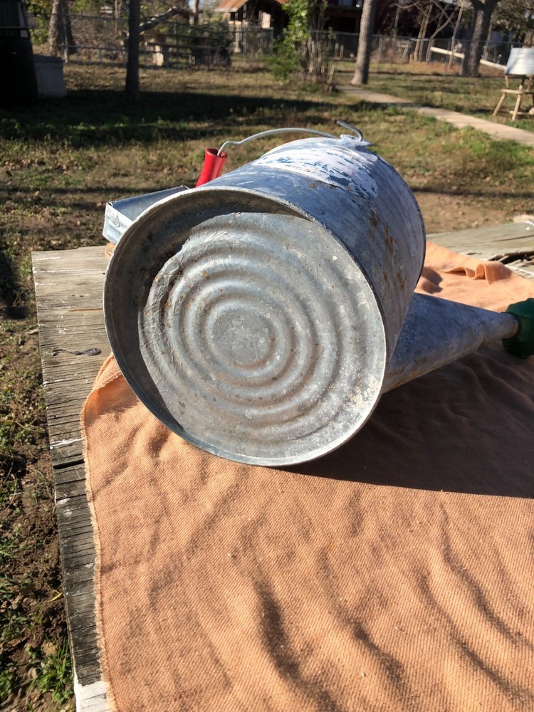 Galvanized Metal Water Can