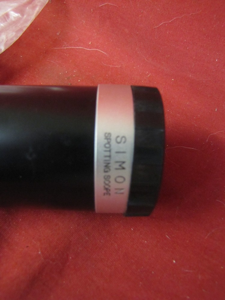 Vintage Simon Spotting Scope With Tripod