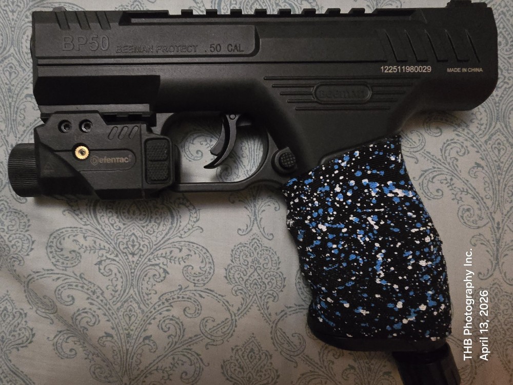 Beeman BP50 .50 Cal CO2 Projectile Launcher Pistol - Black