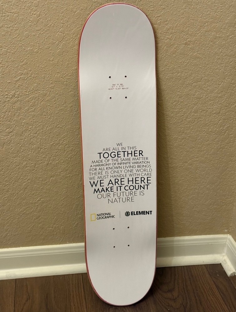 ELEMENT Skateboard Deck National Geographic