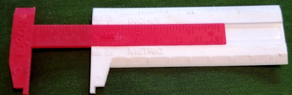 Handy Measure Plastic Caliper Ruler