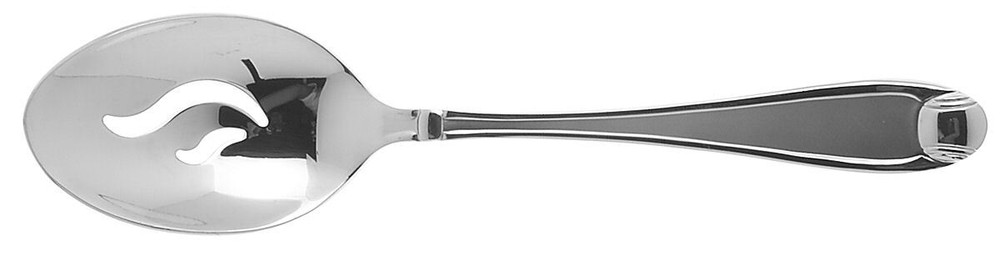 Oneida Silver Satin Garnet Pierced Serving Spoon 3785397