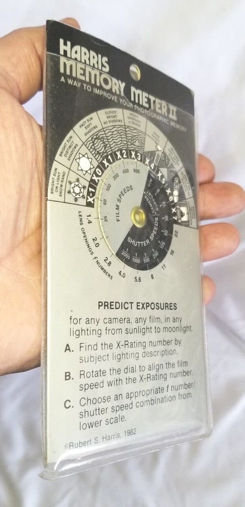 Harris Memory Meter II Dial To Improve Photographic Memory