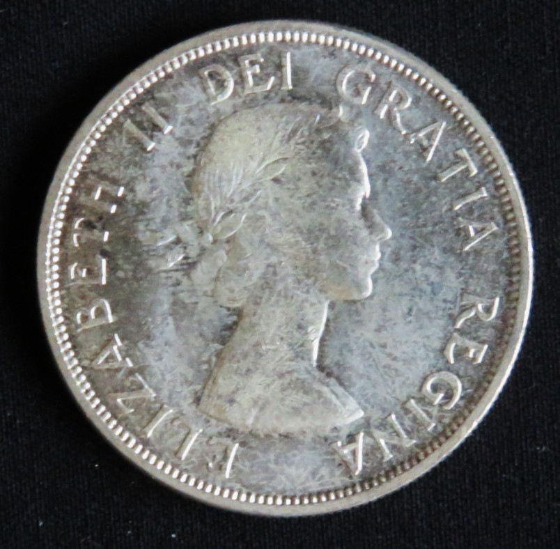 1958 Canada One Dollar British Columbia - Silver (E4)