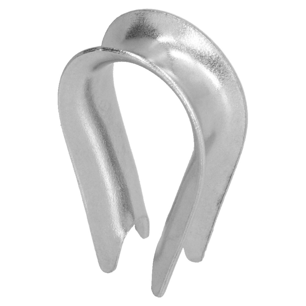(M2 2mm)50Pcs Wire Rope Thimble Stainless Steel Cable Rigging Tools For Ship