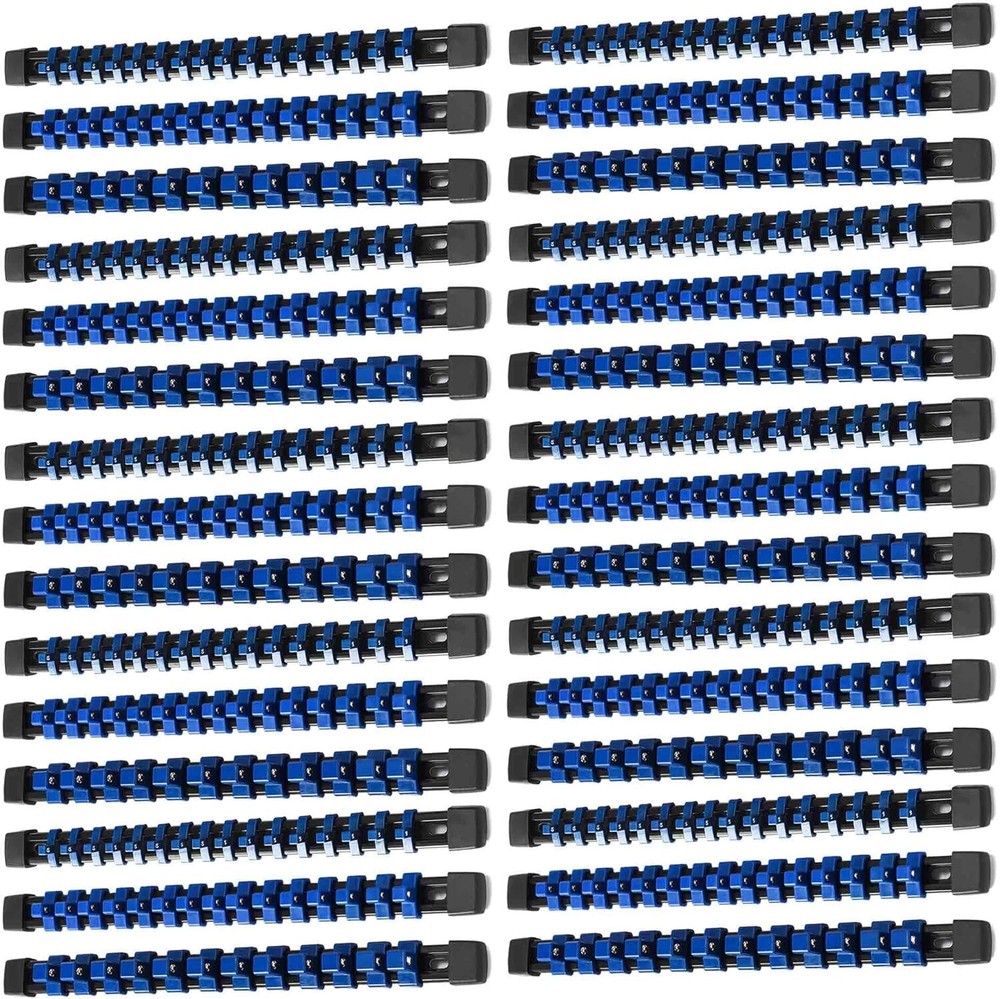 Space-Saving 30 PC Socket Organizer with Durable ABS Clips for Maximum Capacity