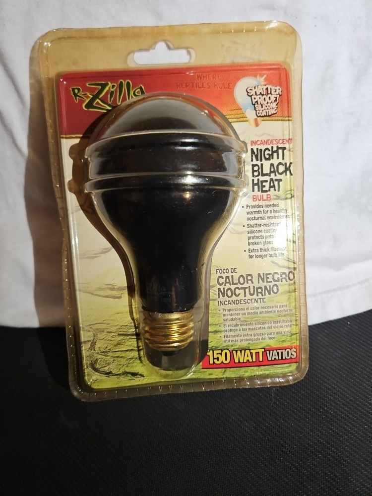 Zilla Night Black Incandescent Bulb 150 Watt Null
