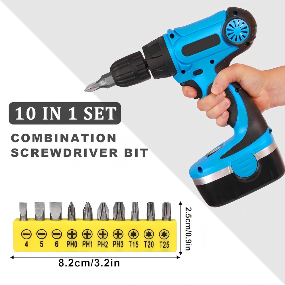 17Piece Flexible Drill Bit Extension, Include 3Pcs Rotatable Socket Adapter 2Pcs