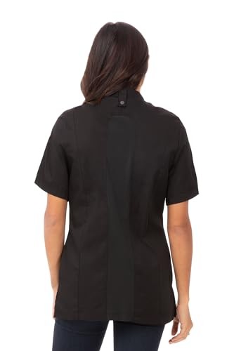 Women's Roxby Chef Coat Medium Black