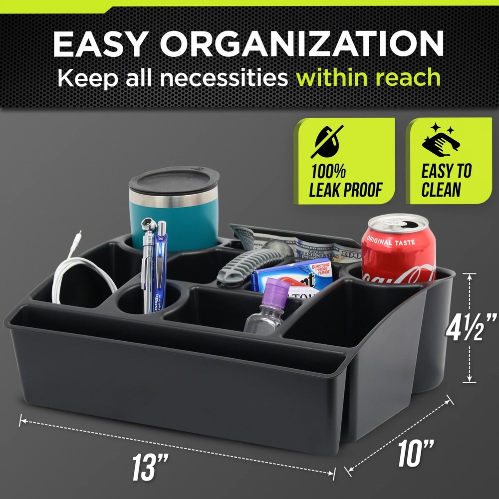 Car Seat Organizer with Drink Holders