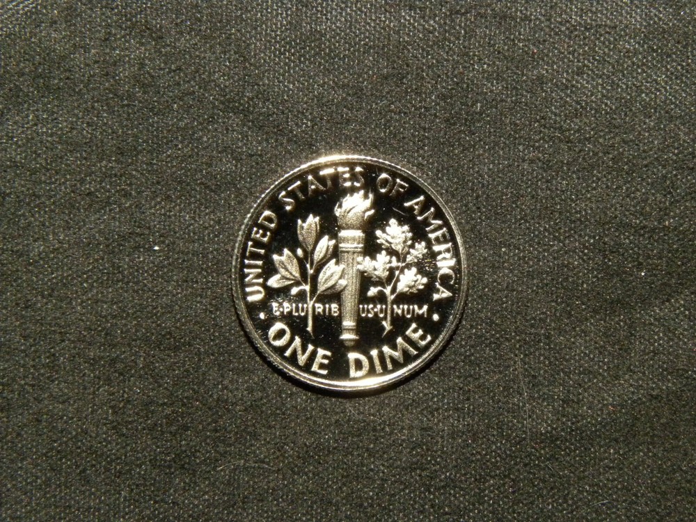 1991 S Clad Roosevelt Proof Dime
