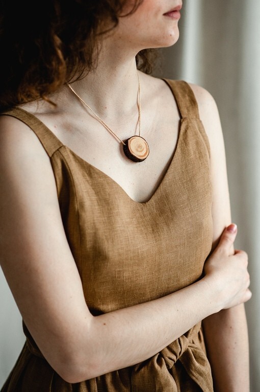 Pendant from Siberian cedar Ringing cedars