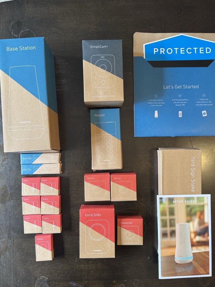 SimpliSafe Wireless Home Security System 16 pieces