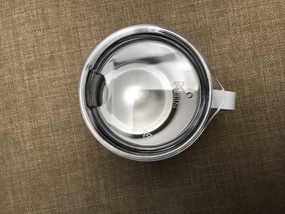 MiiR 12 oz Camp Cup White Base camp Hotels Built For Exploring Stainless