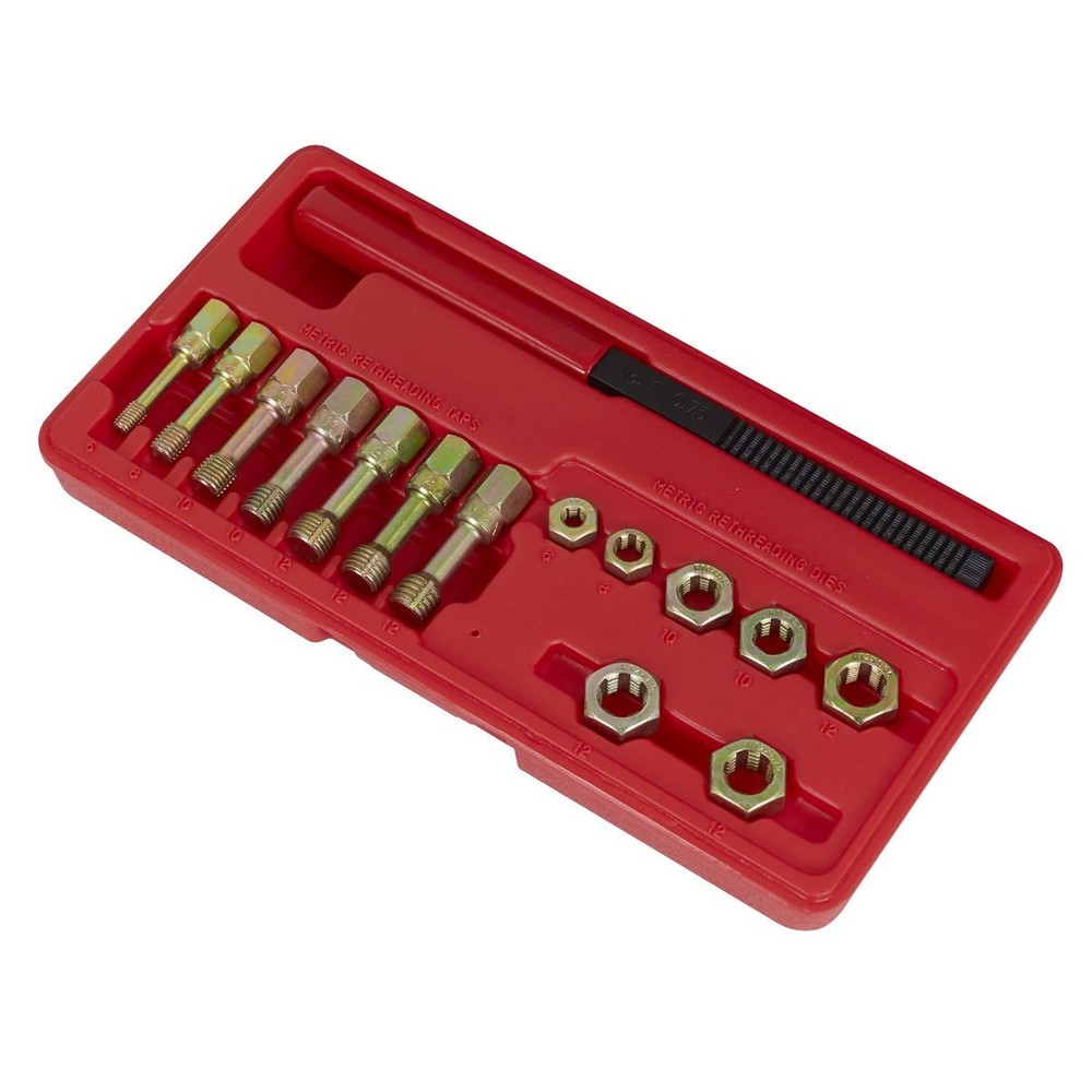 Sealey Re-Threader Kit 15pc Metric AK310