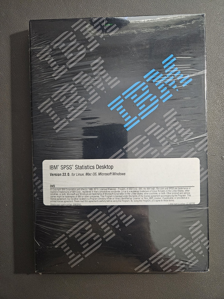 IBM SPSS Statistics Desktop Version 22 for Linux, Mac OS, Microsoft Windows NEW