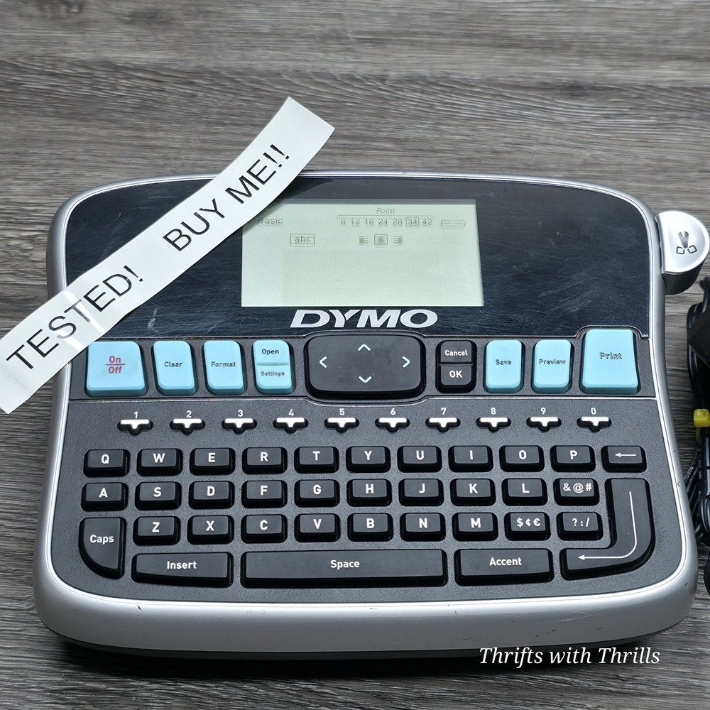 Dymo LabelManager 360D - Desktop Label Maker/Thermal Printer - Tested - Batt/AC