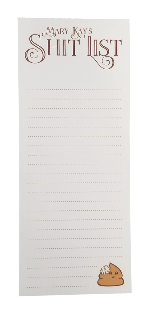Value 3-Pack Personalized "Sh!t List" Tear-off notepads