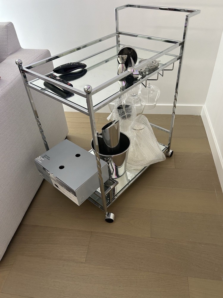 Bar Cart- Glass
