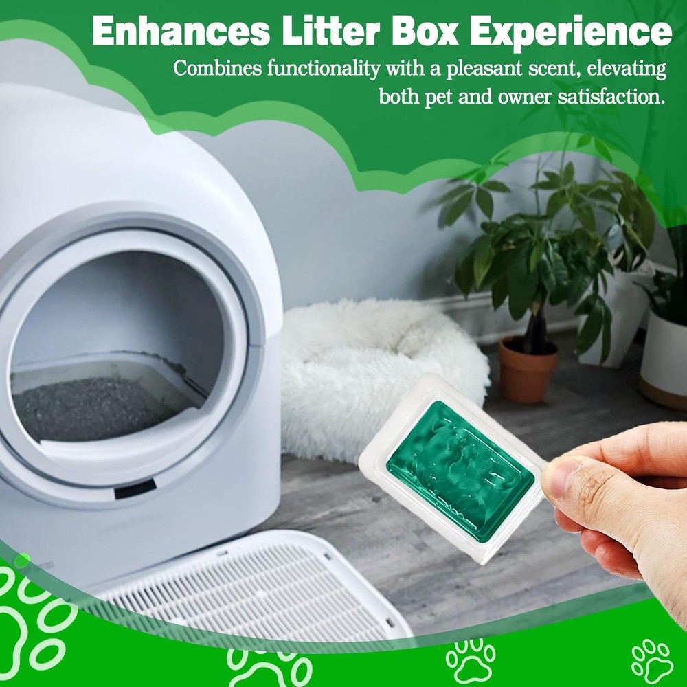 16 Pack Universal Odor for Automatic -Cleaning Litter , Deodorizer Design for...