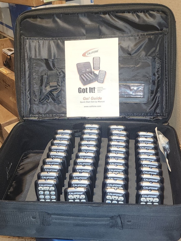 Califone Got It! Interactive Wireless Student Response System Clicker & Software