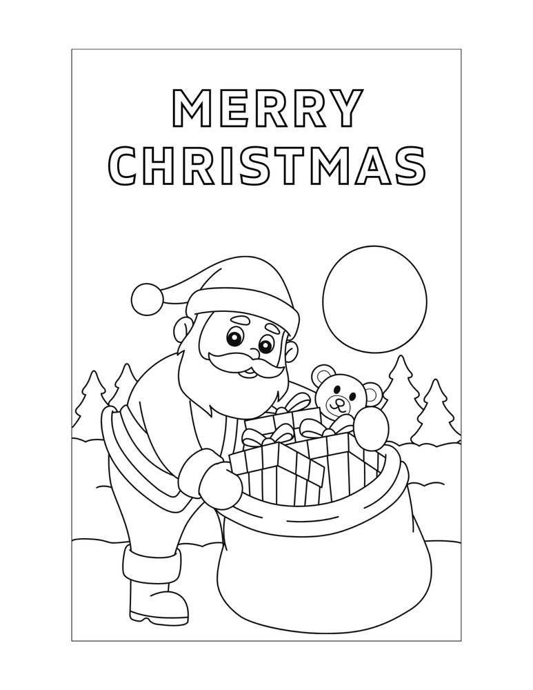 Christmas Activity Coloring Book eLearning INSTANT DIGITAL DOWNLOAD