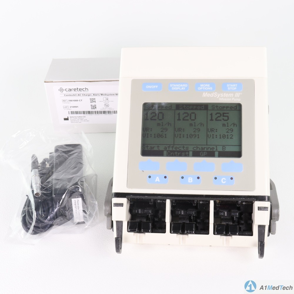 IVAC MedSystem III Pump 2865B with Power Supply