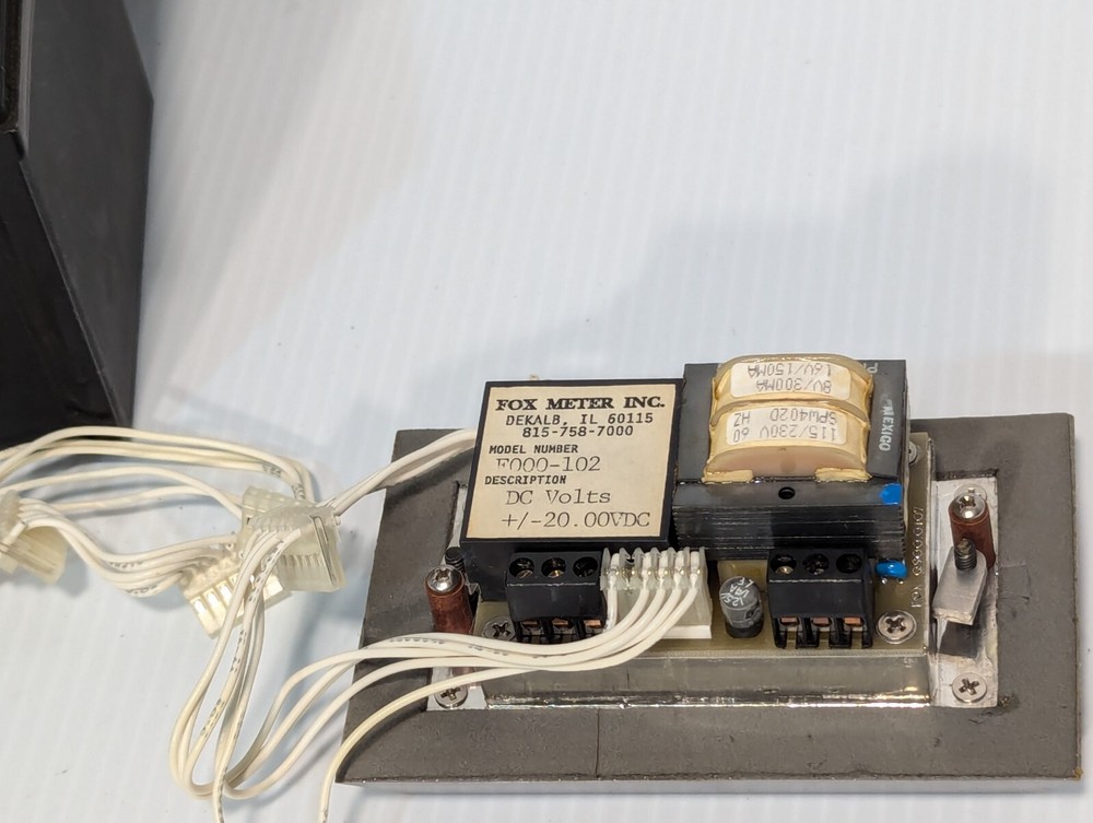 Fox Meter F000-102 DC voltage panel meter, four-digit digital, +/-20.00VDC