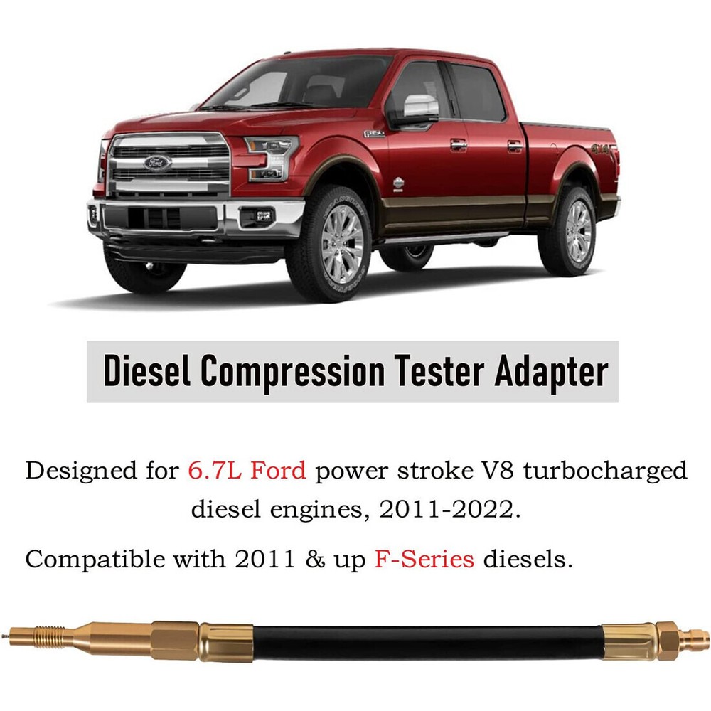 for Ford 6.7L Diesel Engine Compression Tester Adapter Hose Tool SG 35450