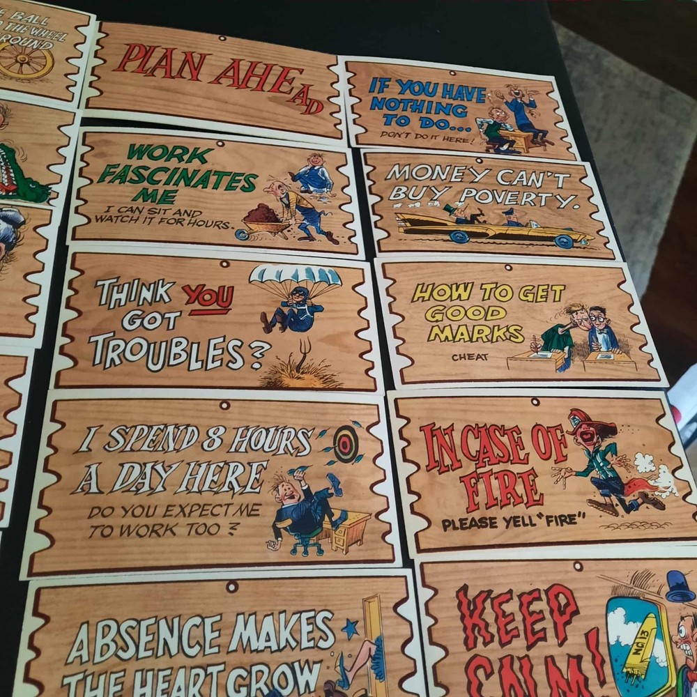 1959 "Wacky Plaks" Cards