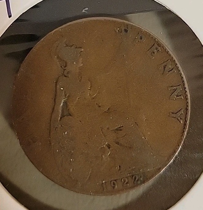 1922 Great Britain Half Penny