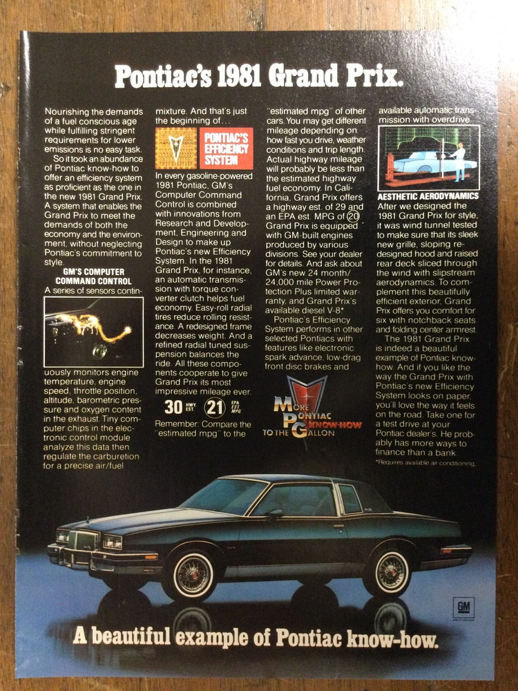 Misc 6319 Advertisement 1981 Ford Granada