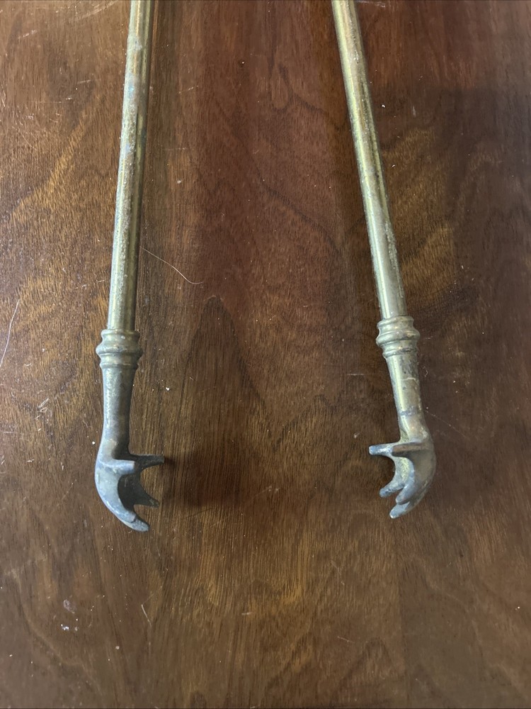 Antique Brass, 3 Piece Fireplace Tool Set