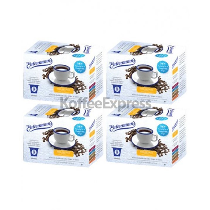 Entenmann's Breakfast Blend Coffee Single Serve Cups, 40 Count (4, 10 Ct Boxes)