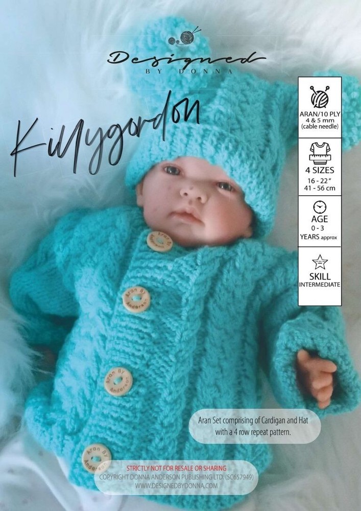 Aran Knitting Pattern - Designer - Killygordon
