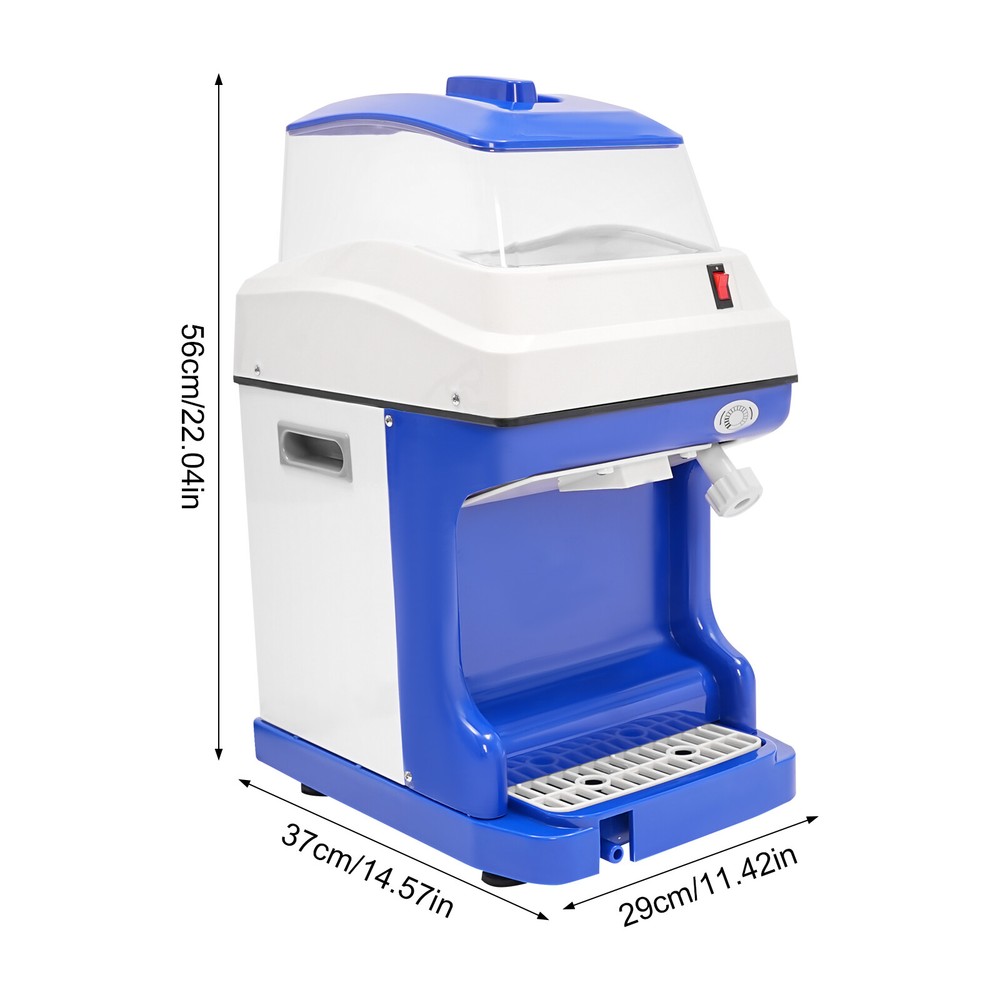 5L Electric Shaved Ice Machine Crusher Snow Cone Maker Ice Shaving Machine 250W