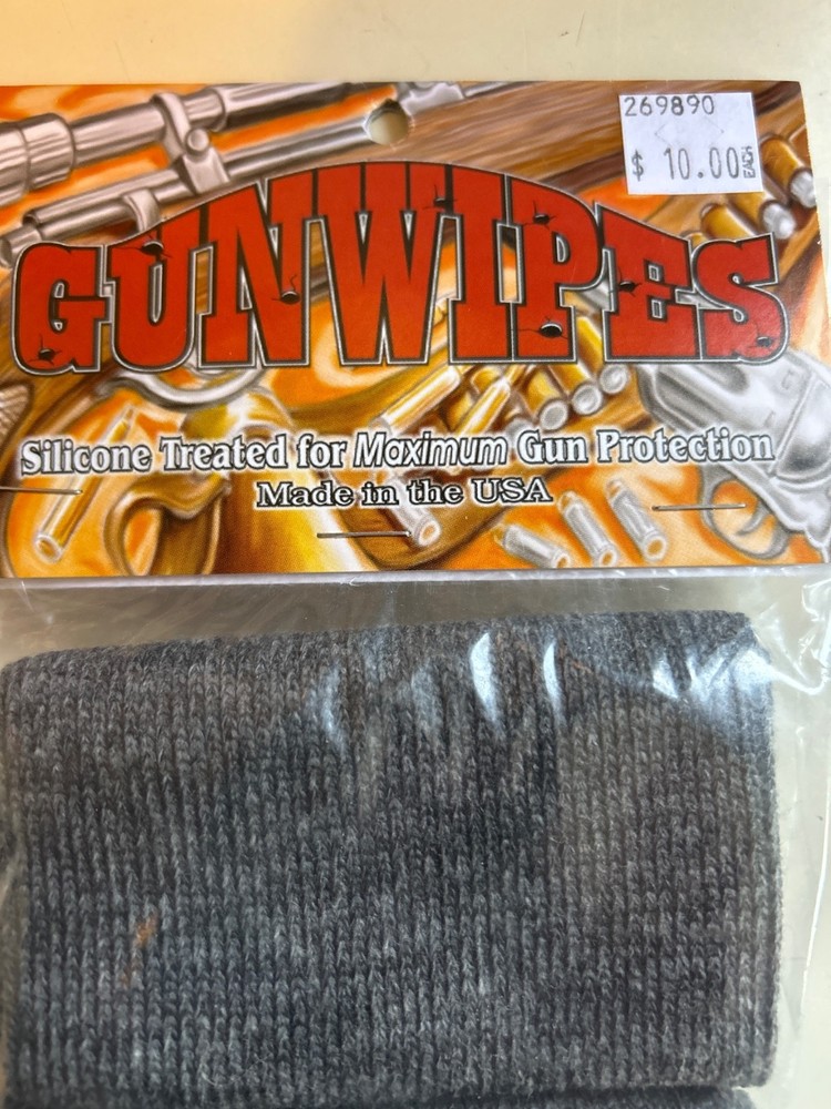 Gun Wipes 3 Pack Silicone Treated Fabric