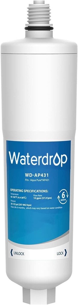 Waterdrop AP431 Replacement for Aqua-Pure AP431 Hot Water Scale Inhibitor