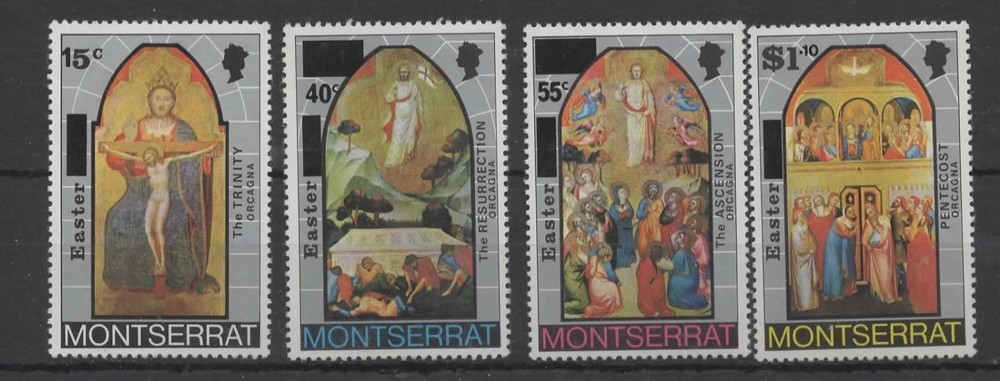 MONTSERRAT SG363/6 1976 EASTER MNH
