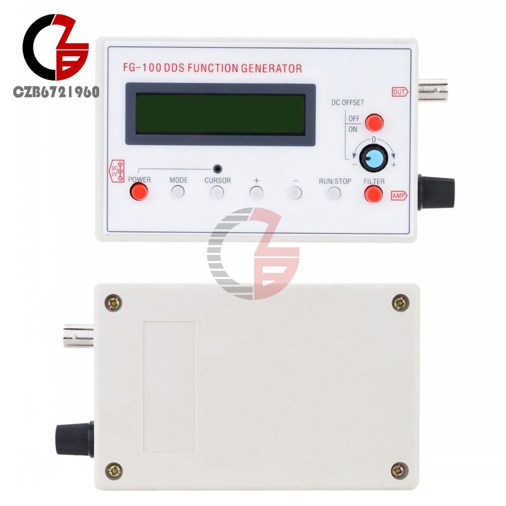 FG-100 DDS Function Signal Generator Module 1Hz-500KHz Sine+Triangle+Square Wave