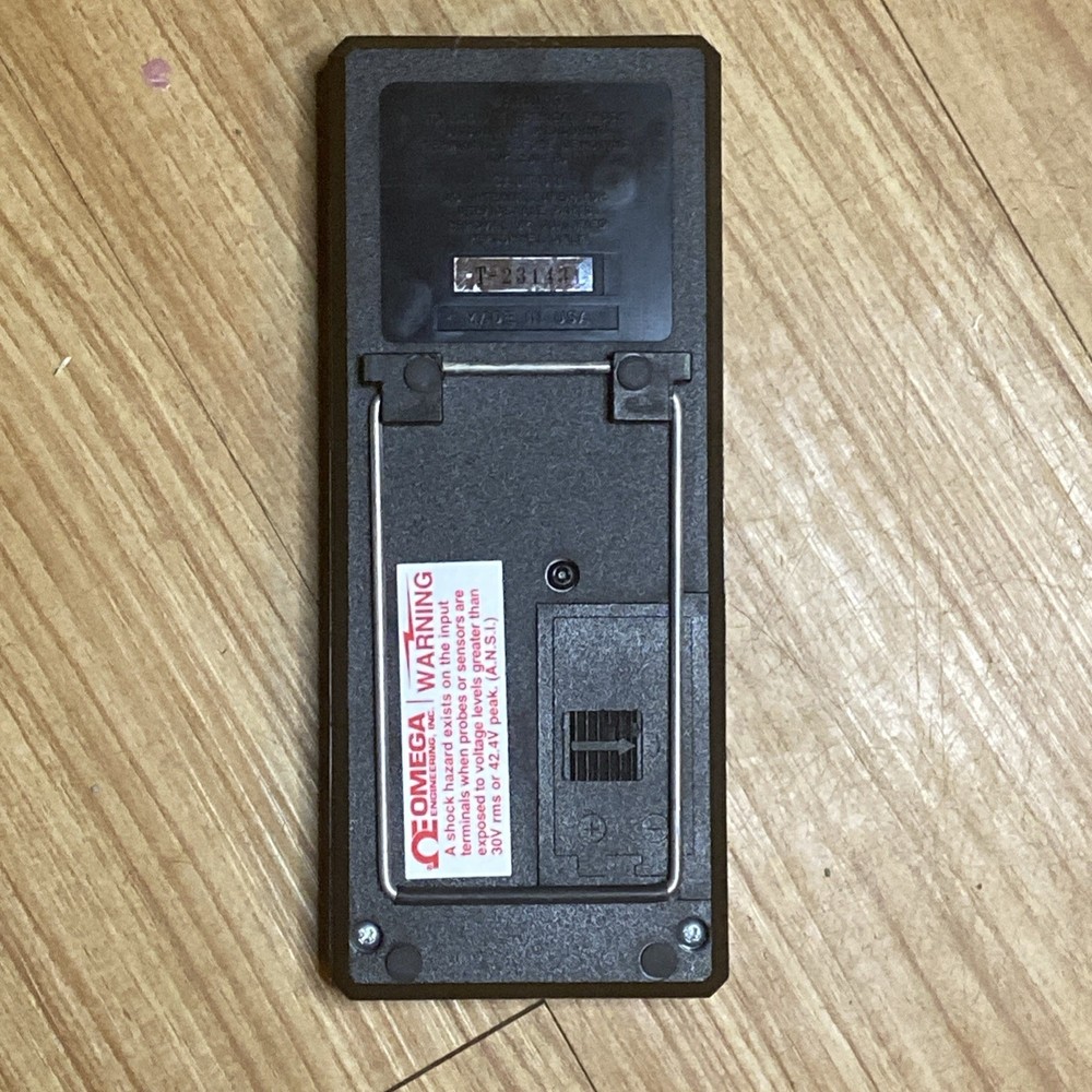 Vtg Omega HH21 Microprocessor Thermometer Works But Untested No Probe