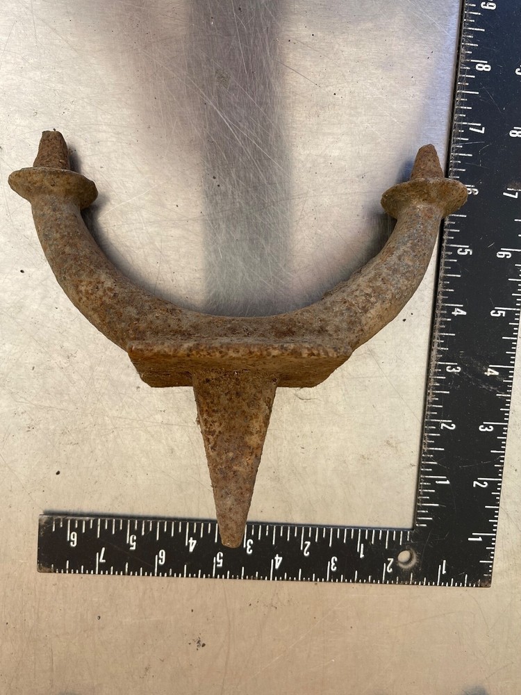 Antique Blacksmith Smith Forge Stake Dog & Clamp Forming Tool