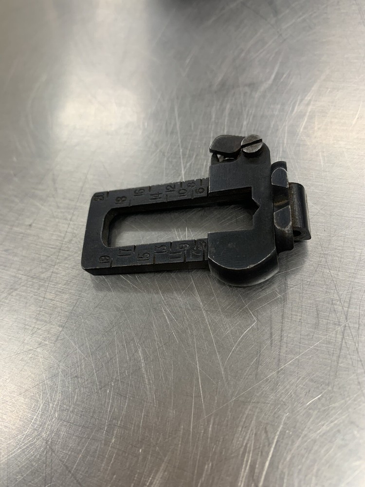 Type 38 Carbine Rear Sight.