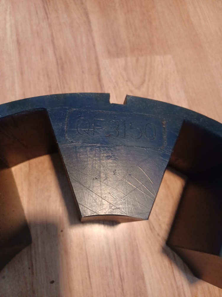 QF3150 Quick Flex Coupling, Open Center, Blue